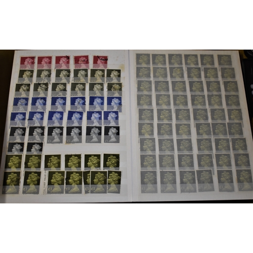 265 - Great Britain Postage Dues in an 8 page Stockbook, also Machin High Values mostly fine used (100's)
