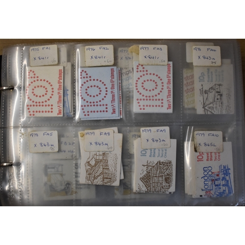 269 - Great Britain Booklet Collection all identified, useful small duplication, several scarcer. Lots to ... 