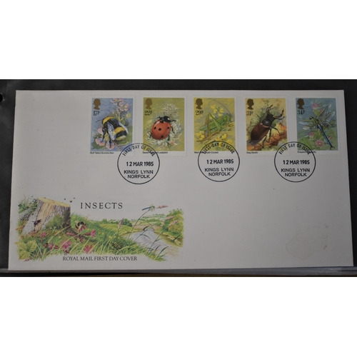 270 - Great Britain (FDC's) 1980's FDC in an album, an A/Blank. Nice clean lot (40+)