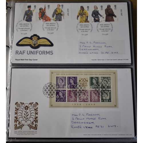 271 - Great Britain 2008-2012 A collection in an album, all Royal Mail alternative cancellations, very nic... 