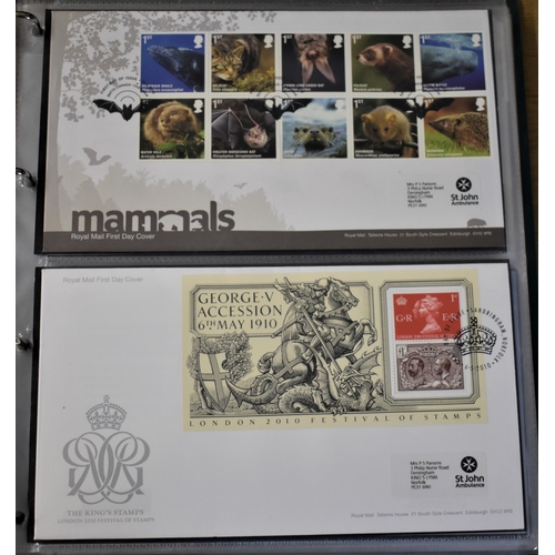 271 - Great Britain 2008-2012 A collection in an album, all Royal Mail alternative cancellations, very nic... 