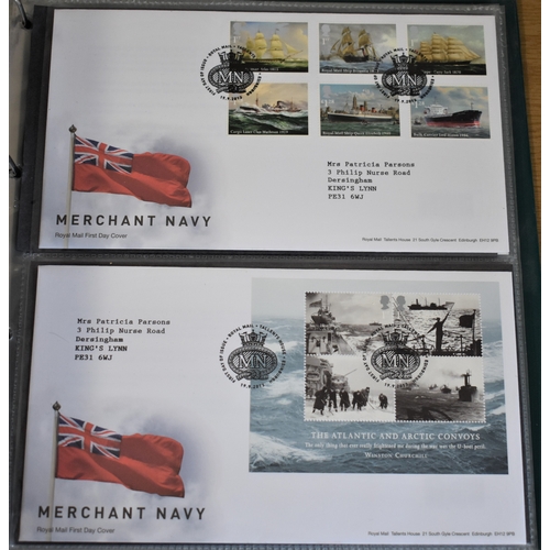 272 - Great Britain FDC's 2012-2014, a collection in an album, Royal Mail, A/T, sheets etc - Retail £5 eac... 
