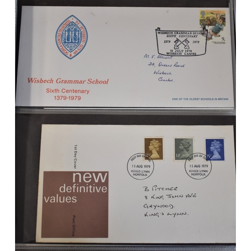 273 - Great Britain 1974-2004, Collection in an album mostly FDC's few better, a range of Norfolk Special ... 