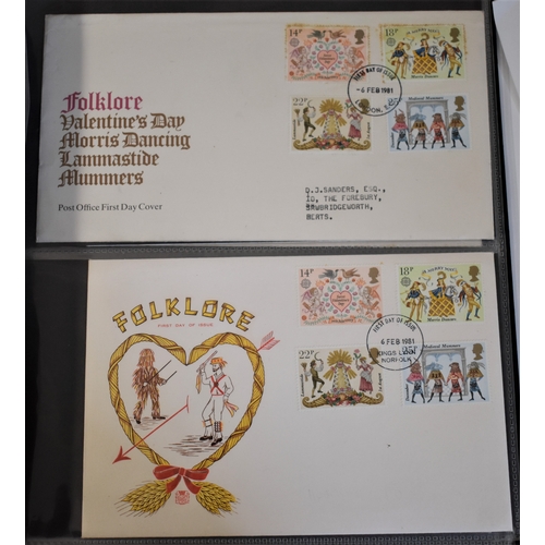 273 - Great Britain 1974-2004, Collection in an album mostly FDC's few better, a range of Norfolk Special ... 