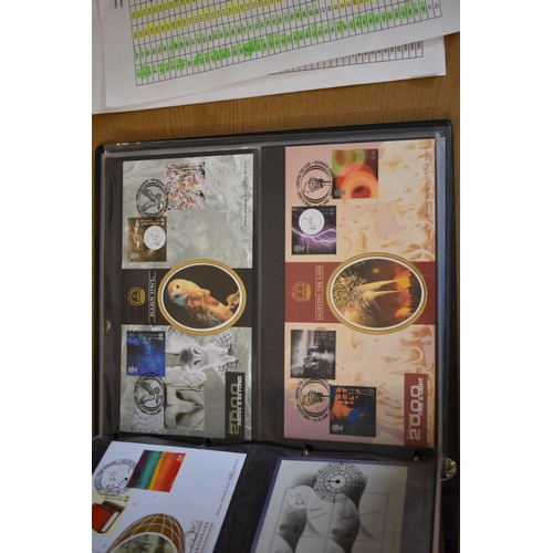 275 - Great Britain Parcel Post Labels, Bognor 1907 with 1887 2d & 5d Bramsholt with Penny Lilacs (4), Gra... 