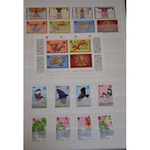278 - Hong Kong 1982-2001 Very fine u/m Mint Collection in a Jumbo Stockbook, many sets and Miniature shee... 