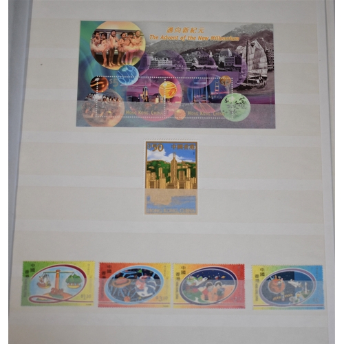 278 - Hong Kong 1982-2001 Very fine u/m Mint Collection in a Jumbo Stockbook, many sets and Miniature shee... 