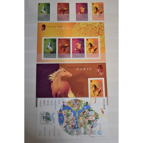 278 - Hong Kong 1982-2001 Very fine u/m Mint Collection in a Jumbo Stockbook, many sets and Miniature shee... 
