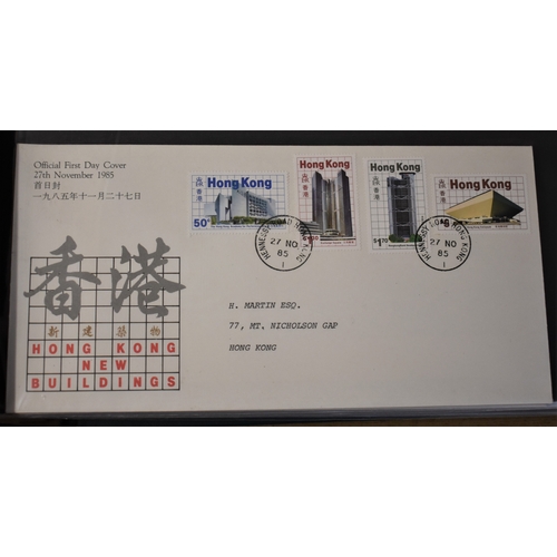 282 - Hong Kong 1977-1991, a clean collection of First Day Covers in an album (Cat £350 as used sets), (30... 