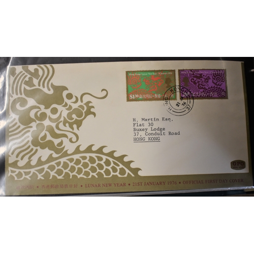 282 - Hong Kong 1977-1991, a clean collection of First Day Covers in an album (Cat £350 as used sets), (30... 