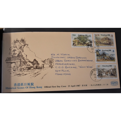 282 - Hong Kong 1977-1991, a clean collection of First Day Covers in an album (Cat £350 as used sets), (30... 