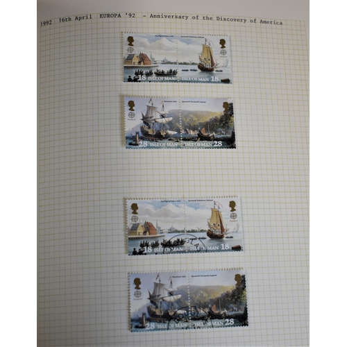 283 - Isle of Man 1985-1994 Mint and used collection in a Viking album. Very fine sets, m/s's