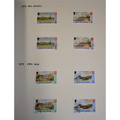 284 - Isle of Man 1973-1984 Mint and used collection, very neat and tidy sets in an album including: Posta... 