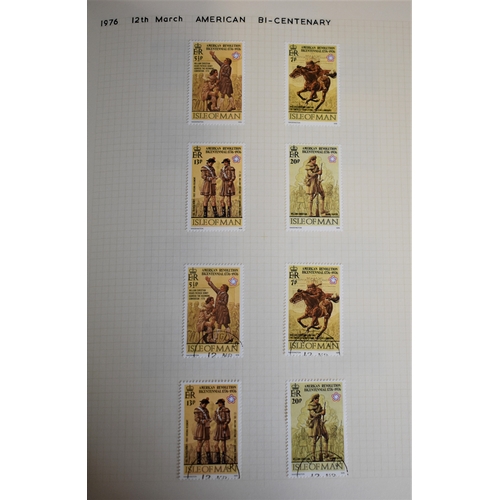 284 - Isle of Man 1973-1984 Mint and used collection, very neat and tidy sets in an album including: Posta... 