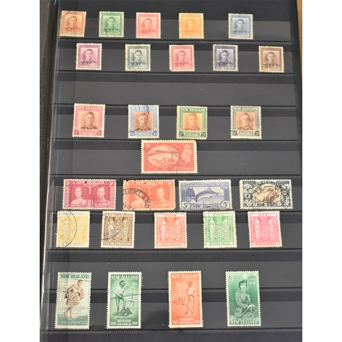 285 - Jumbo stockbook with u/m mint Jersey including Values to £5, also some New Zealand