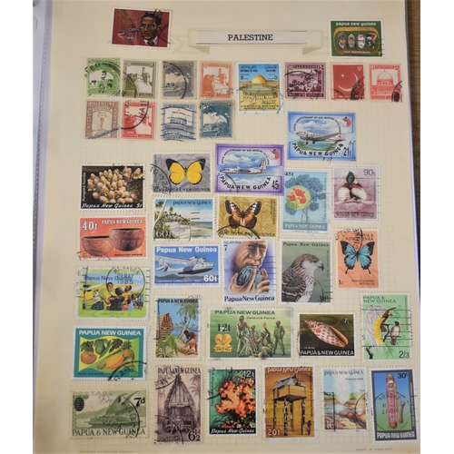 286 - Papua New Guinea - Mainly modern, mostly used and displayed on pages with many thematic issues, good... 