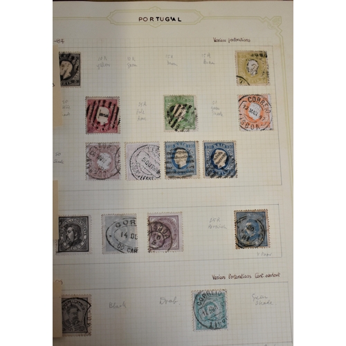 287 - Portugal 1853-1973, an intact collection in a Suplix album with 1853 Queen Maria (2), 1855 King Pedr... 