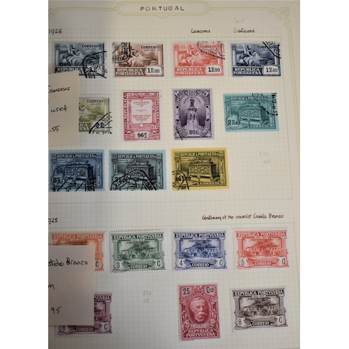 287 - Portugal 1853-1973, an intact collection in a Suplix album with 1853 Queen Maria (2), 1855 King Pedr... 