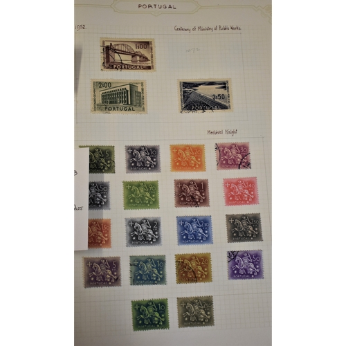287 - Portugal 1853-1973, an intact collection in a Suplix album with 1853 Queen Maria (2), 1855 King Pedr... 