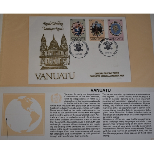291 - Great Britain - Royalty Collection 1986 Royal Wedding in an album with u/m mint, First Day Covers an... 