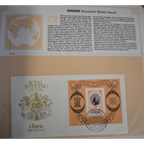 291 - Great Britain - Royalty Collection 1986 Royal Wedding in an album with u/m mint, First Day Covers an... 