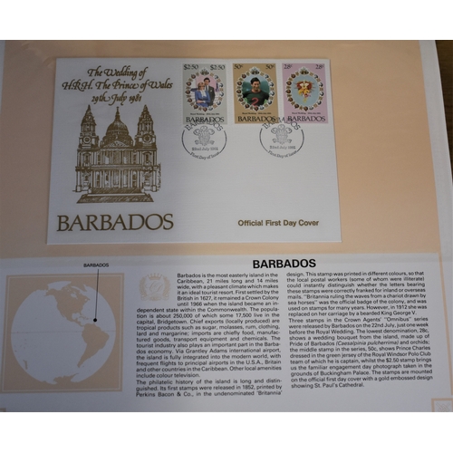 291 - Great Britain - Royalty Collection 1986 Royal Wedding in an album with u/m mint, First Day Covers an... 