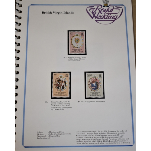 294 - Royalty 1981-Royal Wedding mint issues in three special albums with various sheets etc, sets, bookle... 