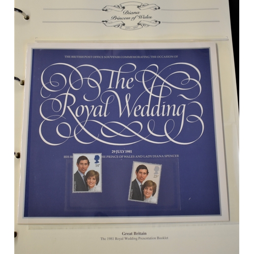 295 - Royalty - An album of mostly Diana Princess of Wales, includes Illustration cards to events in her p... 