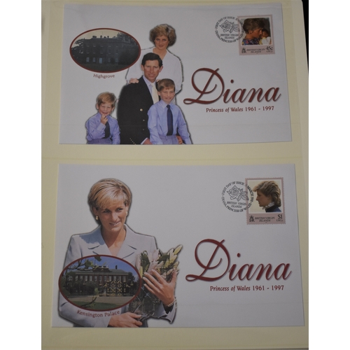 295 - Royalty - An album of mostly Diana Princess of Wales, includes Illustration cards to events in her p... 