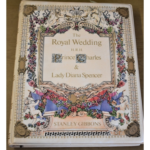 296 - Royalty 1981 Royal Wedding u/m Mint in a Special album, many varieties, Inverted wmks, Overprint Col... 