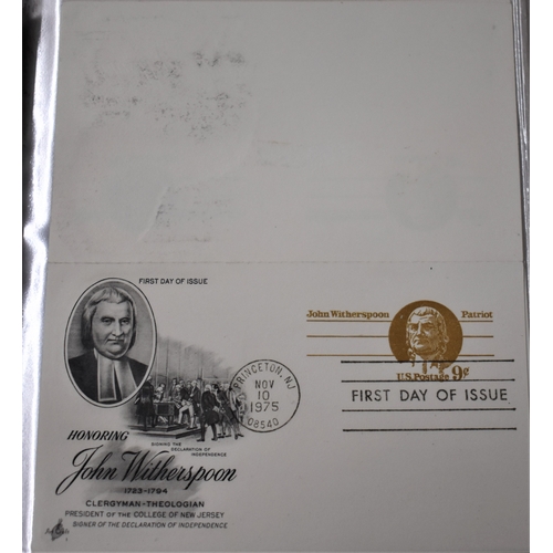 301 - USA 1955-1995 Assorted mostly Artcraft, FDC's, Reply Cards, Presidents etc. Mostly used (28)