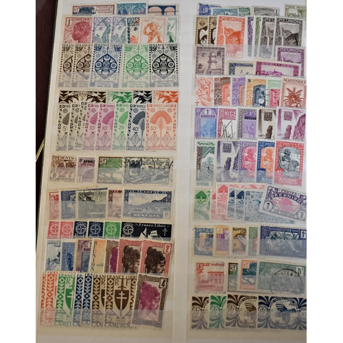 307 - France - A large stock book with mint and used, also a small range of Monaco (100's)