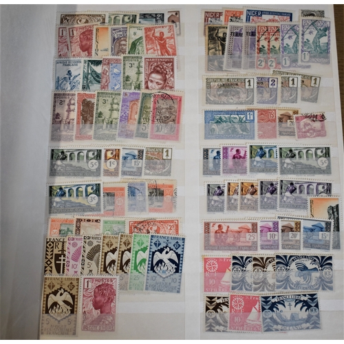 307 - France - A large stock book with mint and used, also a small range of Monaco (100's)