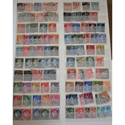 307 - France - A large stock book with mint and used, also a small range of Monaco (100's)
