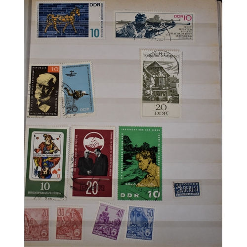 309 - Europe in two stockbooks with some commonwealth and Foreign. Quite useful (Qty)