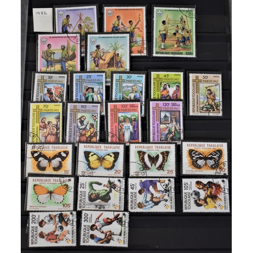 322 - Togo - Substantial mint and used collection in a Jumbo stockbook, many sets with some in blocks of f... 