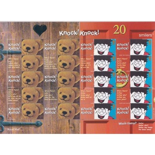 560 - Great Britain 2002 'Smiles' Post Office Smilers Sheet, SG L59, u/m mint