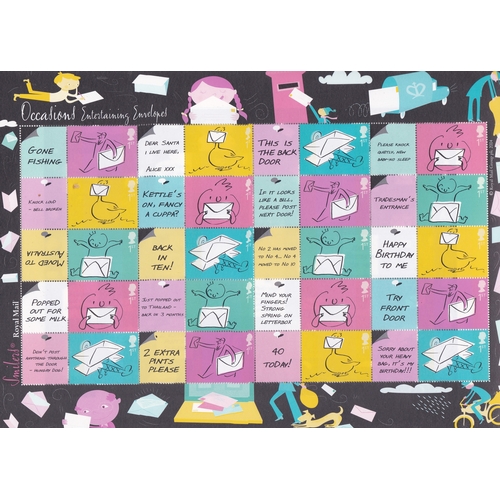 569 - Great Britain 2004 Occasions Royal Mail Smilers Sheet, SG LS18, u/m mint