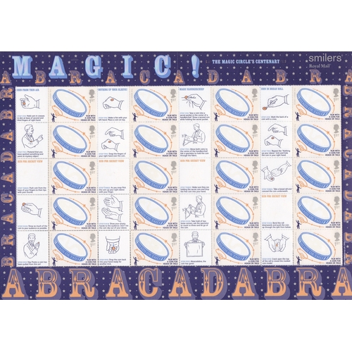 574 - Great Britain 2005 'Magic Circle' Royal Mail Smilers Sheet, SG LS 23, u/m mint