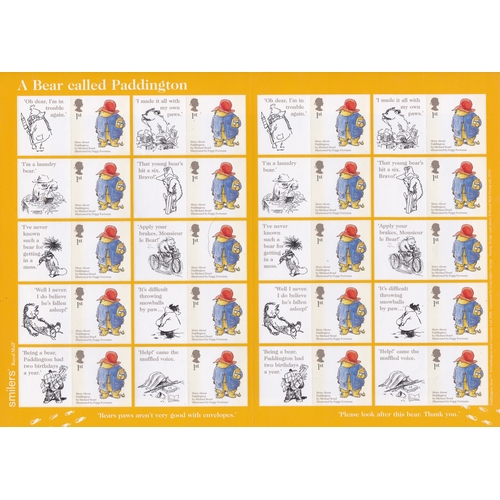 579 - Great Britain 2006 'Paddington Bear' Royal Mail Smilers Sheet, SG LS28, u/m mint