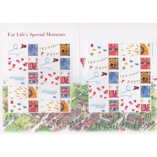 583 - Great Britain 2006 Life's Special Moments Royal Mail Smiler Sheet, SG LS32