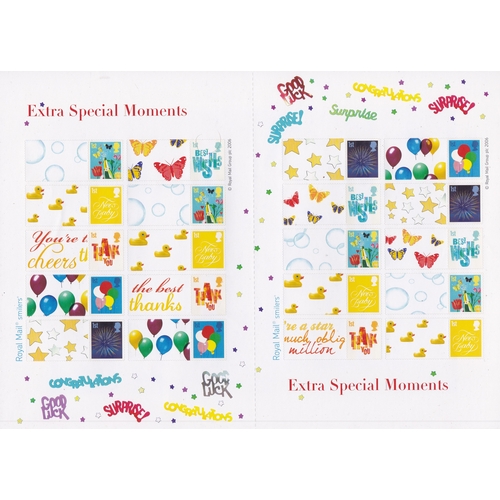 584 - Great Britain 2006 Extra Special Moments Royal Mail Smilers Sheet, SG LS33