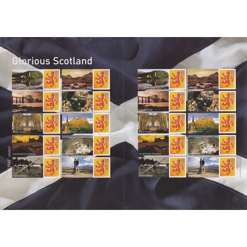 597 - Great Britain 2007 Glorious Scotland Royal Mail Smilers Sheet, SG LS44, u/m mint