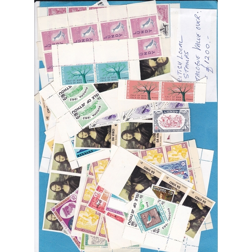 538 - Great Britain (Locals) 1960 Assorted Mint, Blocks, Part Sheets etc. STC £1,000+