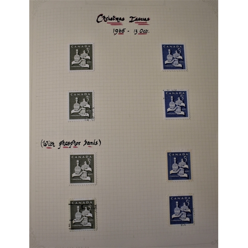 315 - Canada 1968-2000 - A very fine u/m Mint and Fine used collection in (4) volumes, Min Sheets, Sheetle... 