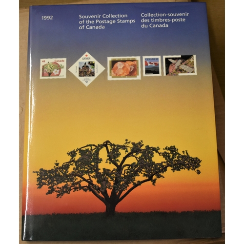 316 - Canada 1992, 1993, 1994 and 1995 P.O. Yearbooks. Mint