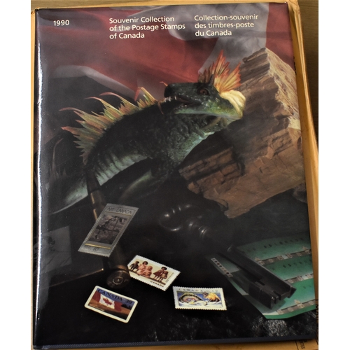 316 - Canada 1992, 1993, 1994 and 1995 P.O. Yearbooks. Mint