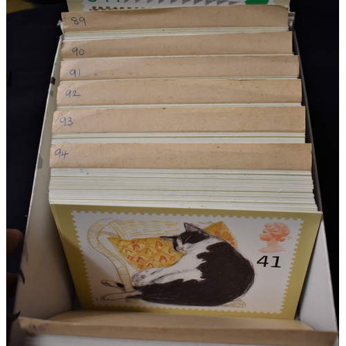 319 - Great Britain 1989-1998 Mint PHQ Card sets (box)