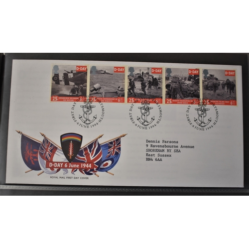 549 - Great Britain (FDC's) 1994-1996, A collection in an album, mostly with P.O. Alternative handstamps, ... 