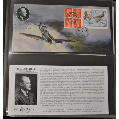 549 - Great Britain (FDC's) 1994-1996, A collection in an album, mostly with P.O. Alternative handstamps, ... 
